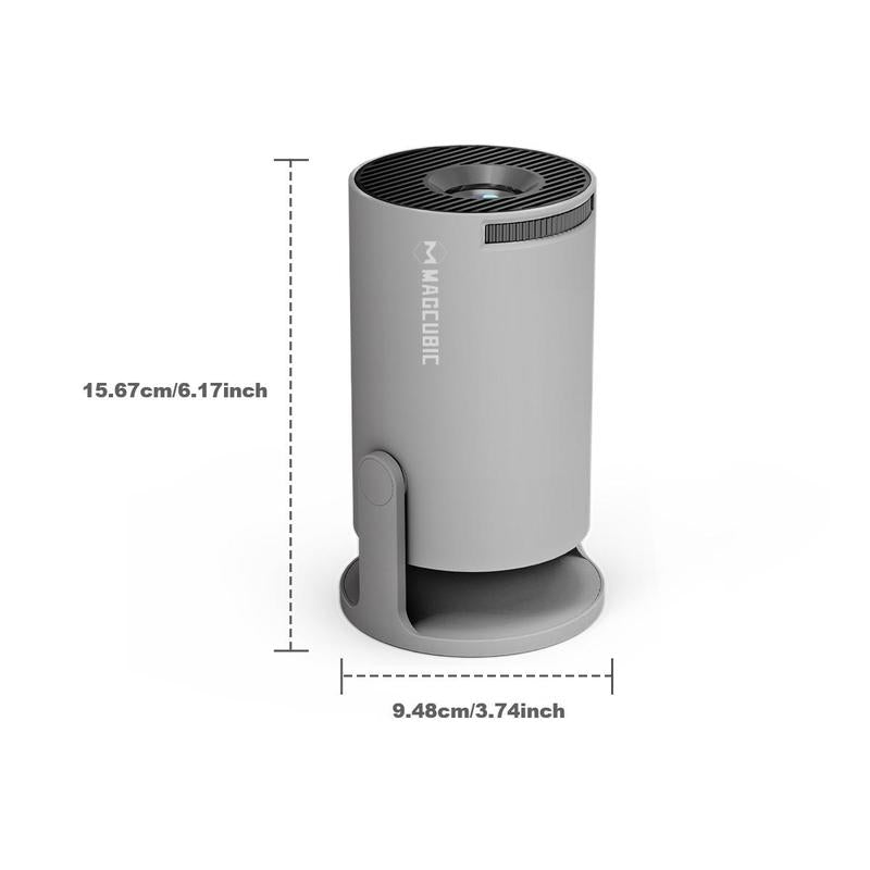 Magcubic Projector Android 14 Hy300 Pro, Dual Wifi6, 290 Ansi Brightness, 1280X720P Resolution, 3D Ready, Home Theater, Table Mount