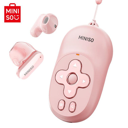 MINISO Wireless Earbuds Remote Control Take Pictures like Music Voice Assistant Call Power Bluetooth-Compatible Page Scroller Bluetooth 5.4 Earphones, Wireless Headphones with Mic Fully Compatible