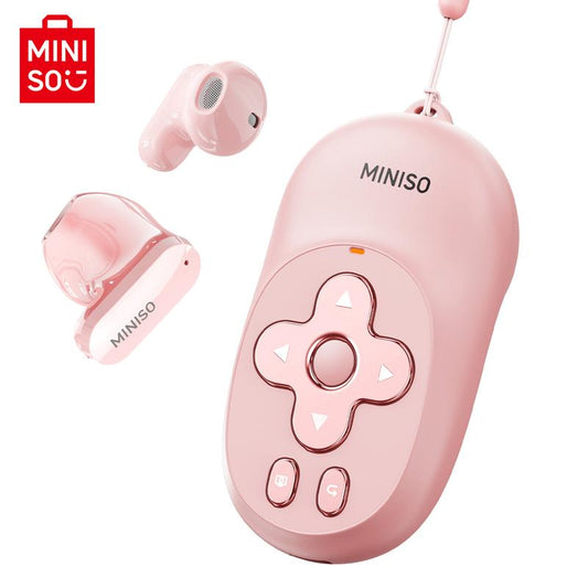 MINISO Wireless Earbuds Remote Control Take Pictures like Music Voice Assistant Call Power Bluetooth-Compatible Page Scroller Bluetooth 5.4 Earphones, Wireless Headphones with Mic Fully Compatible