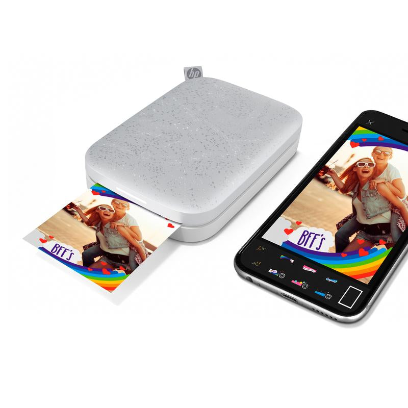 HP Sprocket Portable 2X3" Instant Photo Printer, Prints from Ios or Android Devices
